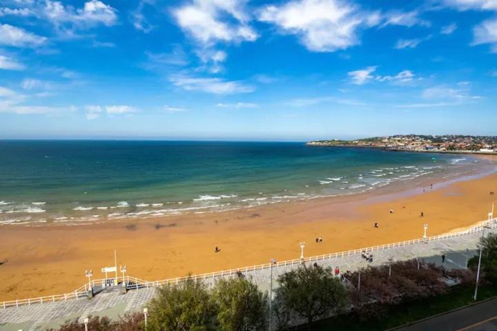 Apartamento Ezcurdia 22 Playa De San Lorenzo Primera Linea Gijón Exteriér fotografie